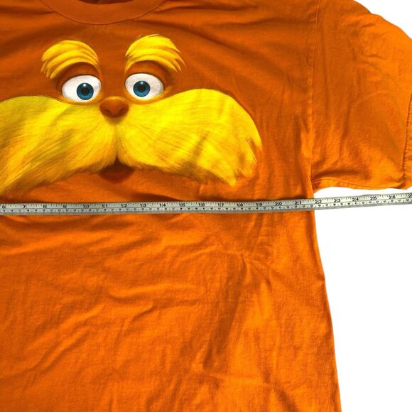 Dr. Seuss' The Lorax IHOP Restaurant Orange T-Shirt Promotional Size XL 157 - Picture 2 of 5